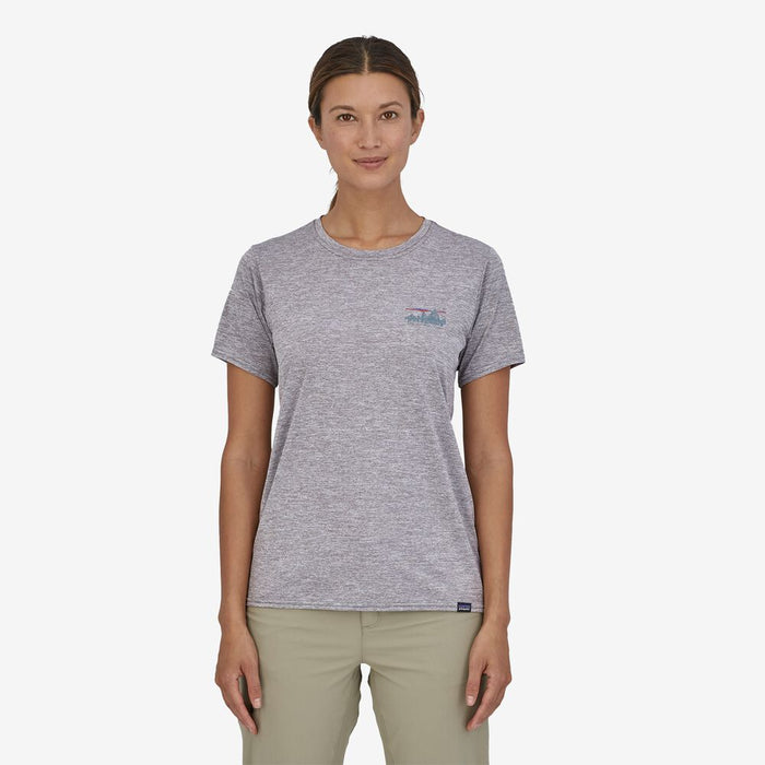 Patagonia Cap Cool Daily Graphic Tee-73 Skyline: Feather Grey