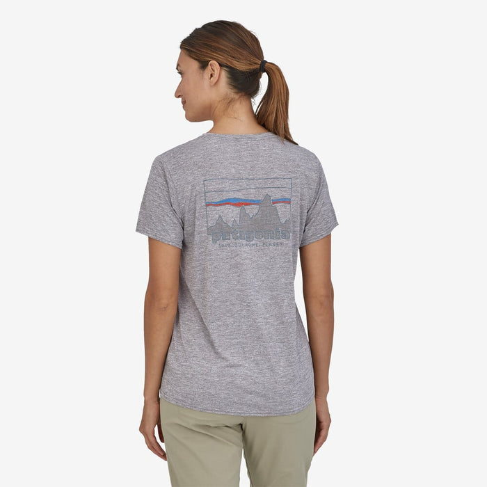 Patagonia Cap Cool Daily Graphic Tee-73 Skyline: Feather Grey