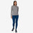 Patagonia Cap Cool Daily Graphic Hooded L/S Tee-Skyline Stencil: Feather Grey