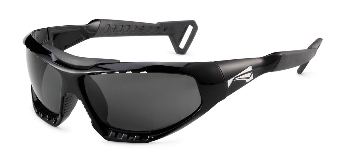 Lip Surge Sunglasses-Gloss Blk/PC Polar Levante Chroma Smoke