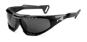 Lip Surge Sunglasses-Gloss Black/Smoke PC Polar