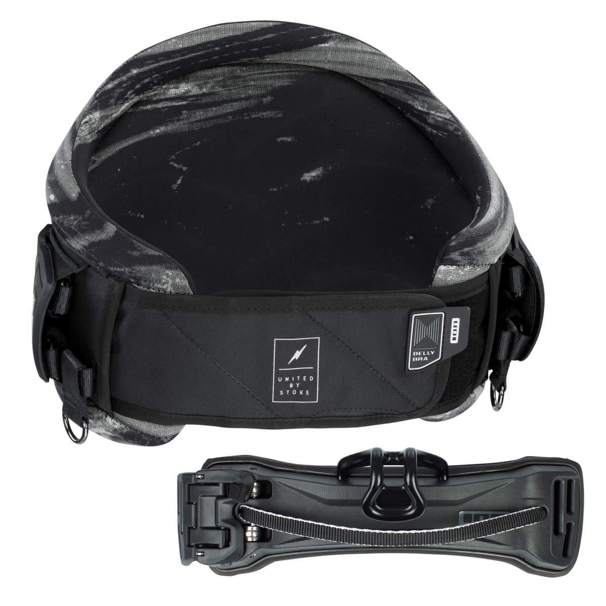 ION Riot Curv 14 Select Harness-Black/Grey Capsule