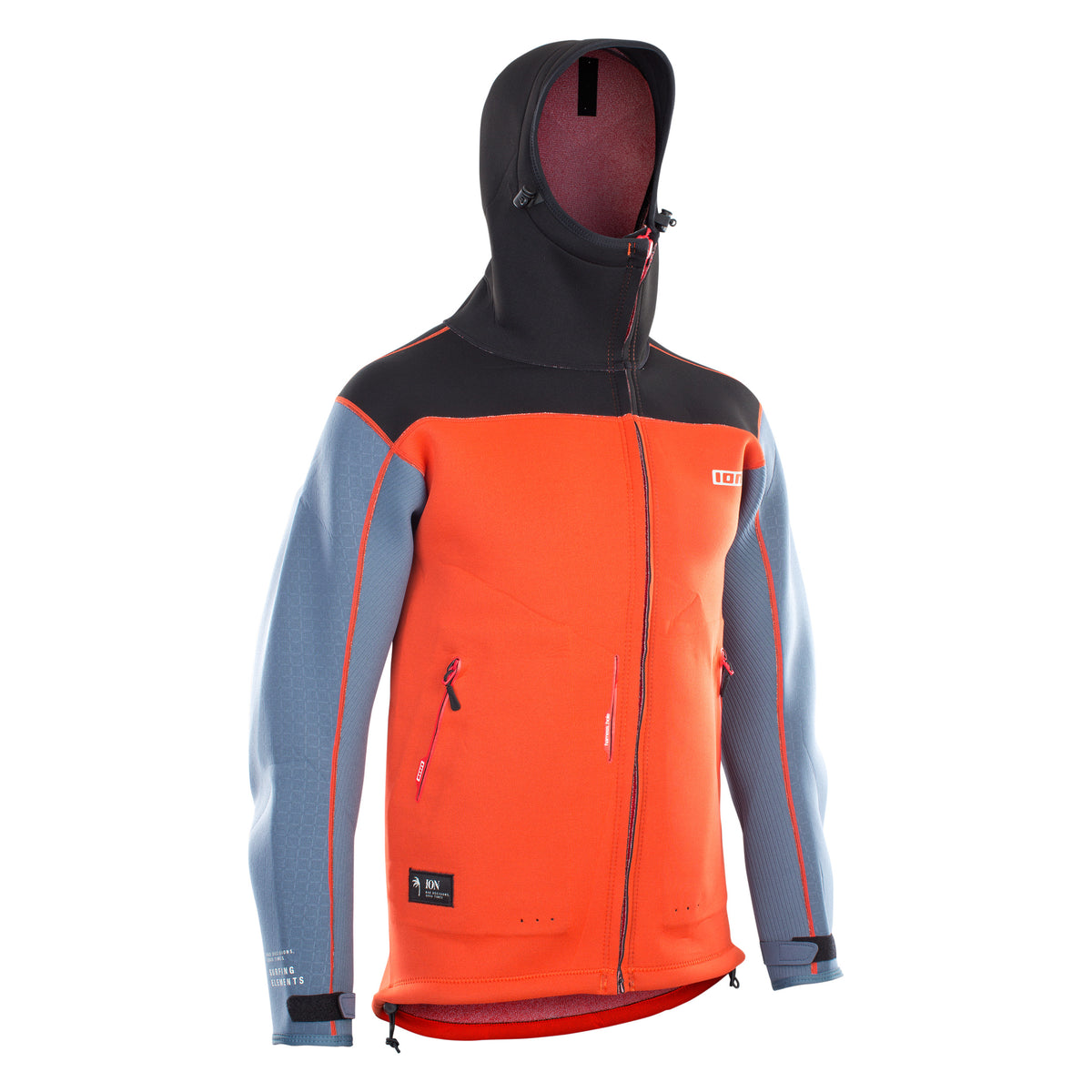 ION Neo Shelter Amp Jacket-Red/Steel Blue/Black
