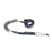 ION Wing Leash Core Coiled Ankle Leash-Black-5'5"