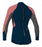 O'Neill Wms Bahia Short L/S Springsuit-Slate/Graphite/Coral