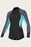 O'Neill Wmn's Bahia 2/1MM L/S Springsuit-Black/Seaglass/Dusk