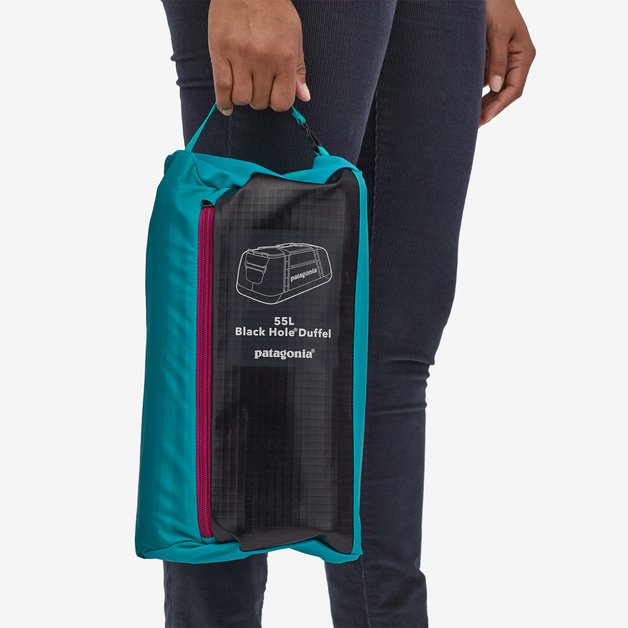 パタゴニアブラックホールダッフル55LJoy:Pitch Blue