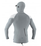 O'Neill Premium O'Zone L/S Hooded Rashguard-CoolGry/Wht/Wht