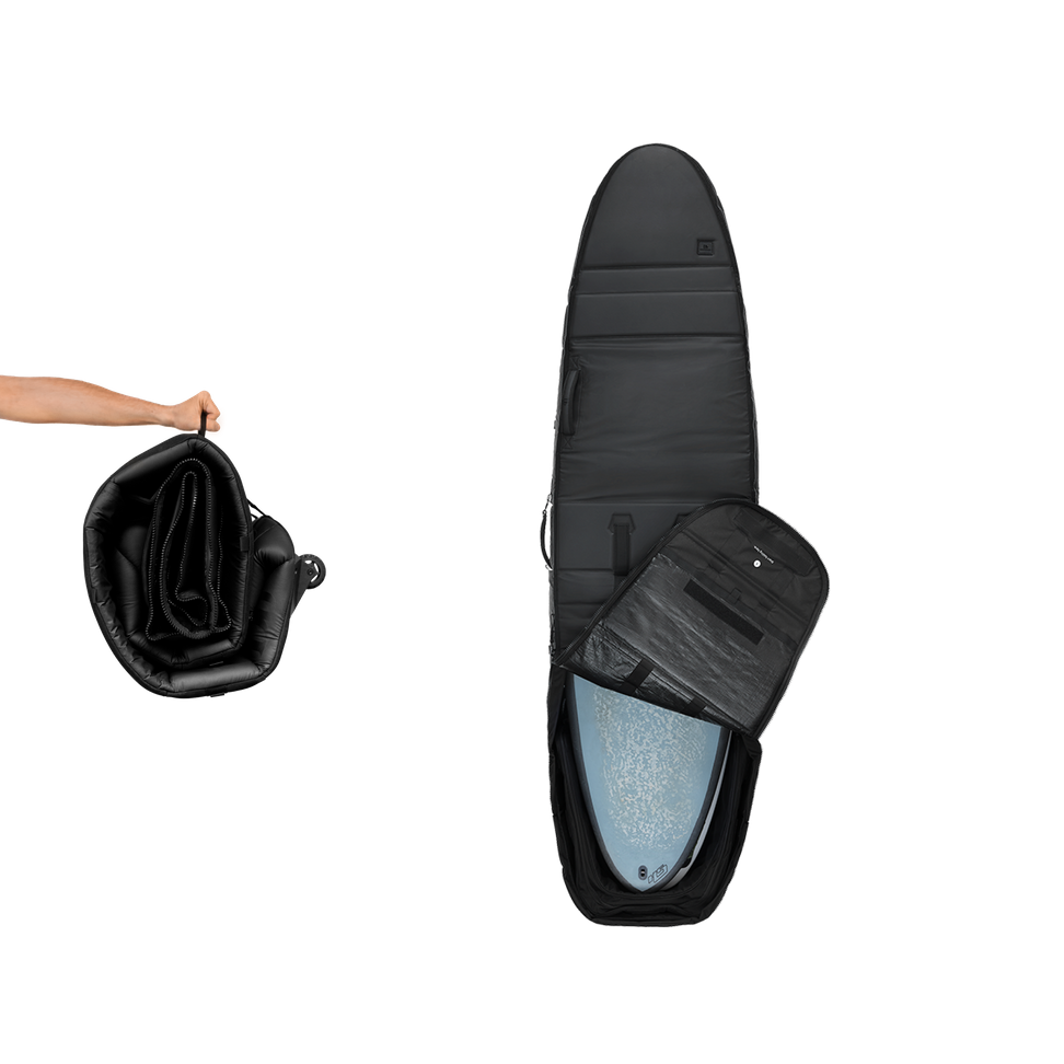 DB The Djarv 3-4 Surboard Coffin Boardbag-Blackout