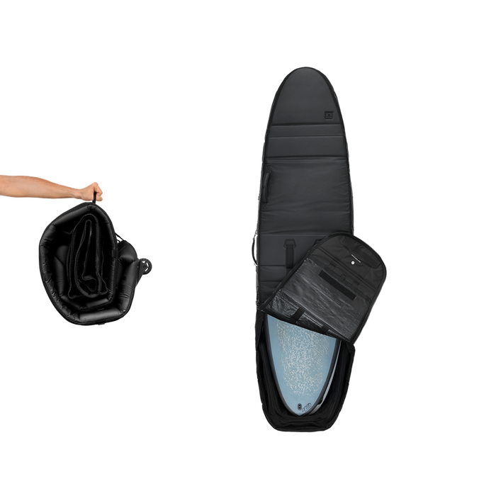 DB The Djarv 3-4 Surboard Coffin Boardbag-Blackout