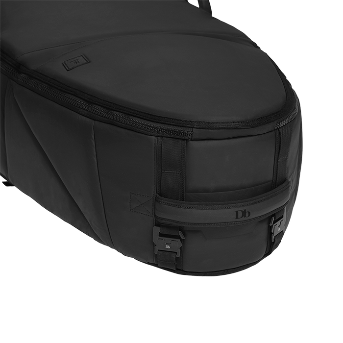 DB The Djarv 3-4 Surboard Coffin Boardbag-Blackout