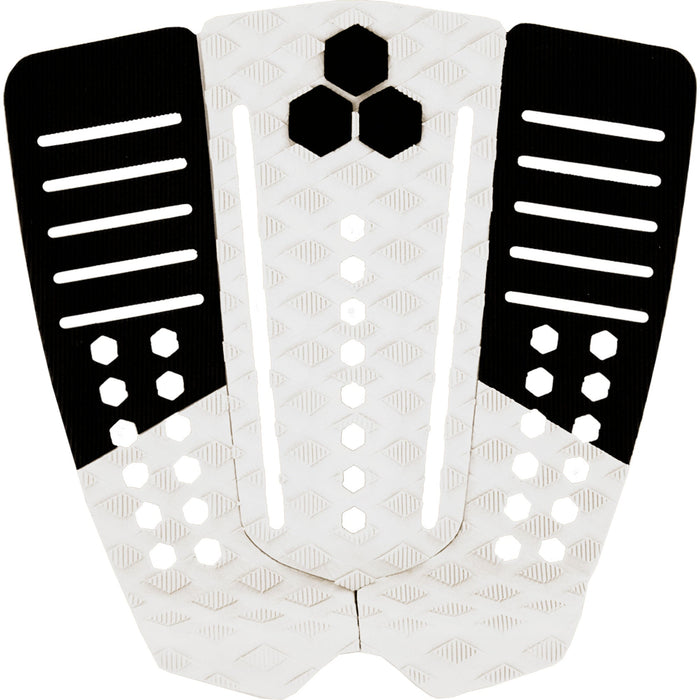 Channel Islands 50 / 50 Arch Traction Pad-Black/White