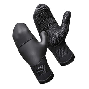 O'Neill Psycho Tech 5mm Mittens-Black