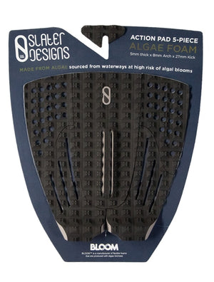 Slater Designs 5 Piece Action Traction Pad-Black/Grey