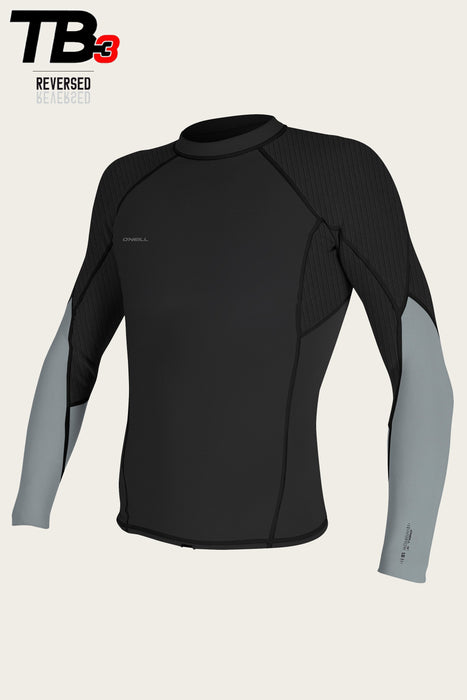 O'Neill Hyperfreak 1.5mm L/S Top-Mniteoil/Coolgry