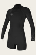 O'Neill Wmn's Bahia 2/1mm BZ L/S Springsuit-Blk/Blk/Blk