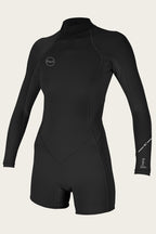 O'Neill Wmn's Bahia 2/1mm BZ L/S Springsuit-Blk/Blk/Blk