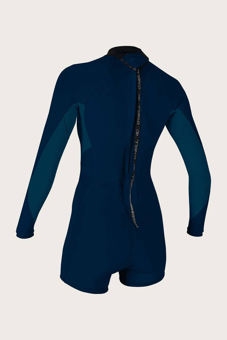 O'Neill Wmn's Bahia 2/1mm BZ L/S Springsuit-Abyss/Frnavy/Abyss