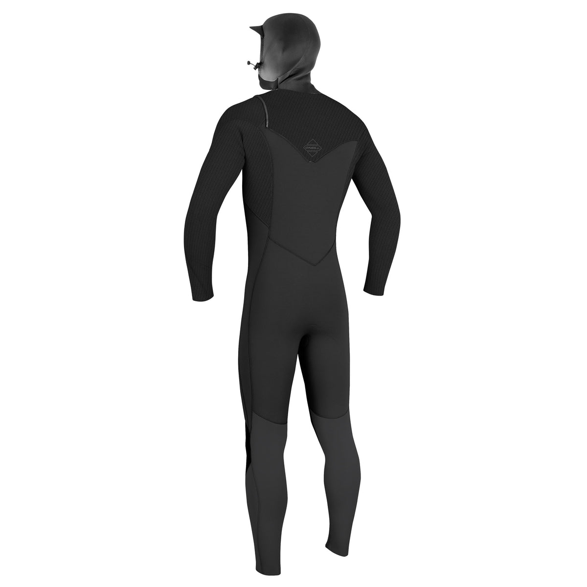 O'Neill Hyperfreak 5/4mm+ CZ Hooded Wetsuit-Blk/Blk