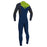 O'Neill Youth Hyperfreak 3/2+ Chest Zip Wetsuit-Abyss/Dglo