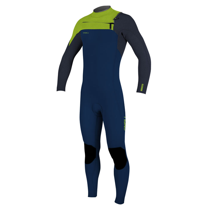 O'Neill Youth Hyperfreak 3/2+ Chest Zip Wetsuit-Abyss/Dglo