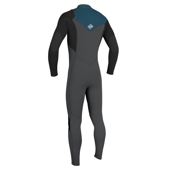 O'Neill Youth Hyperfreak 4/3+ CZ Wetsuit-Gunmtl/Blk/Ultrablu