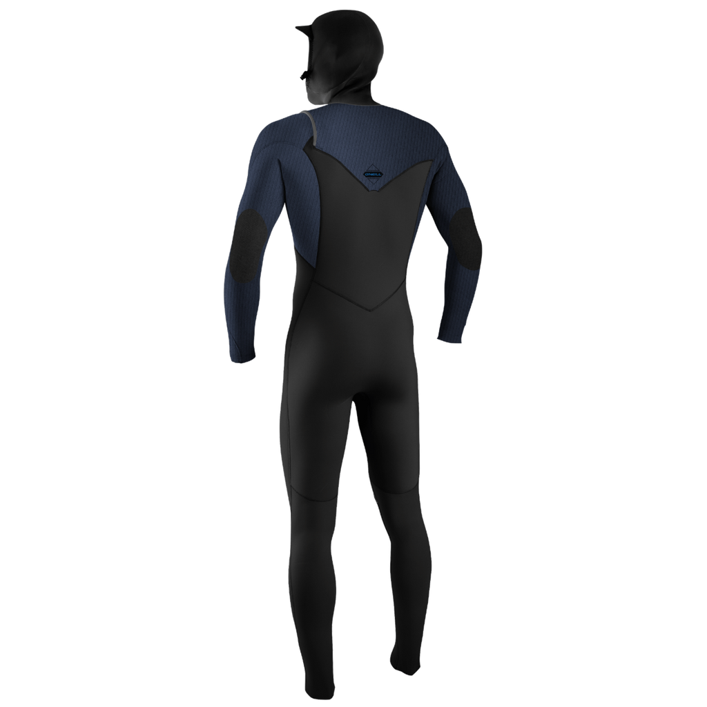 O'Neill Youth Hyperfreak 5.5/4+ CZ Hooded Wetsuit-Blk/Nvy