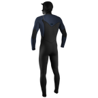 O'Neill Youth Hyperfreak 5.5/4+ CZ Hooded Wetsuit-Blk/Nvy