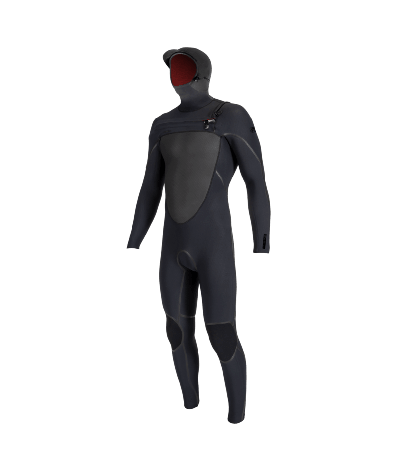 O'Neill Psycho Tech 5/4mm+ CZ Hooded Wetsuit-Blk/Blk