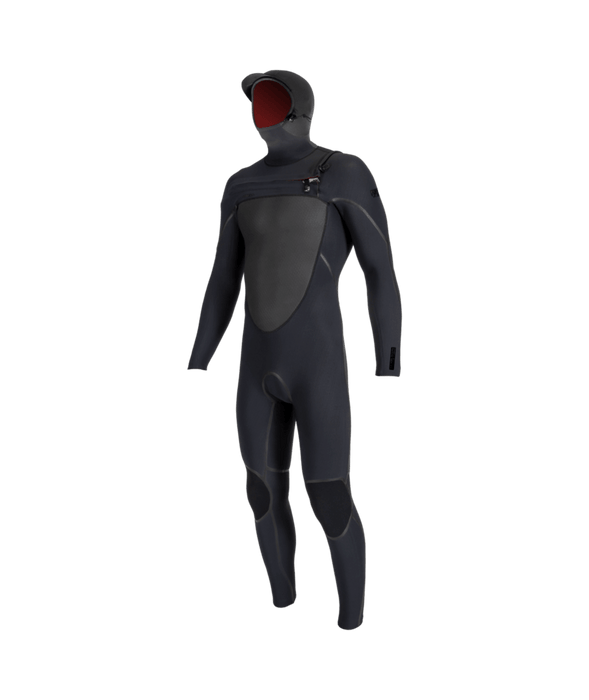 O'Neill Psycho Tech 5/4+ CZ Hooded Wetsuit-Blk/Blk