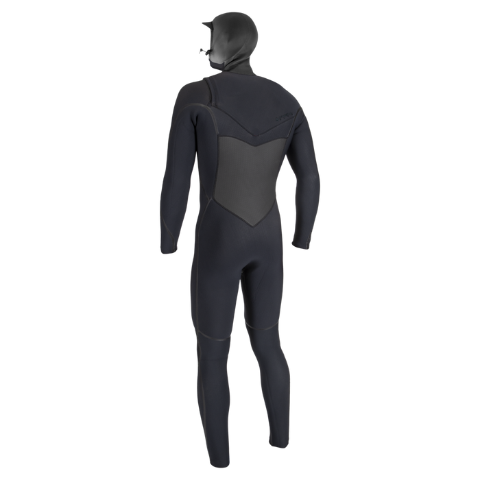 O'Neill Psycho Tech 5/4+ CZ Hooded Wetsuit-Blk/Blk
