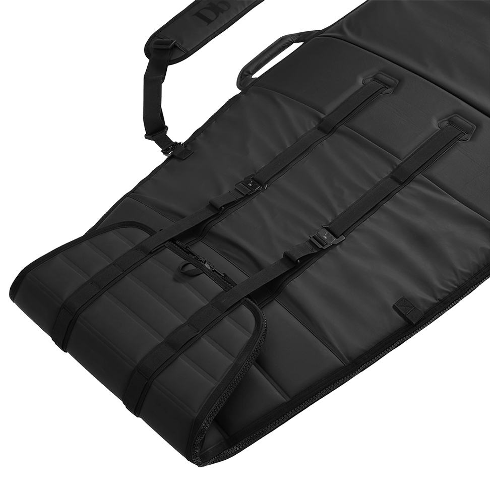 DB The Djarv Single Surfboard Boardbag-Blackout