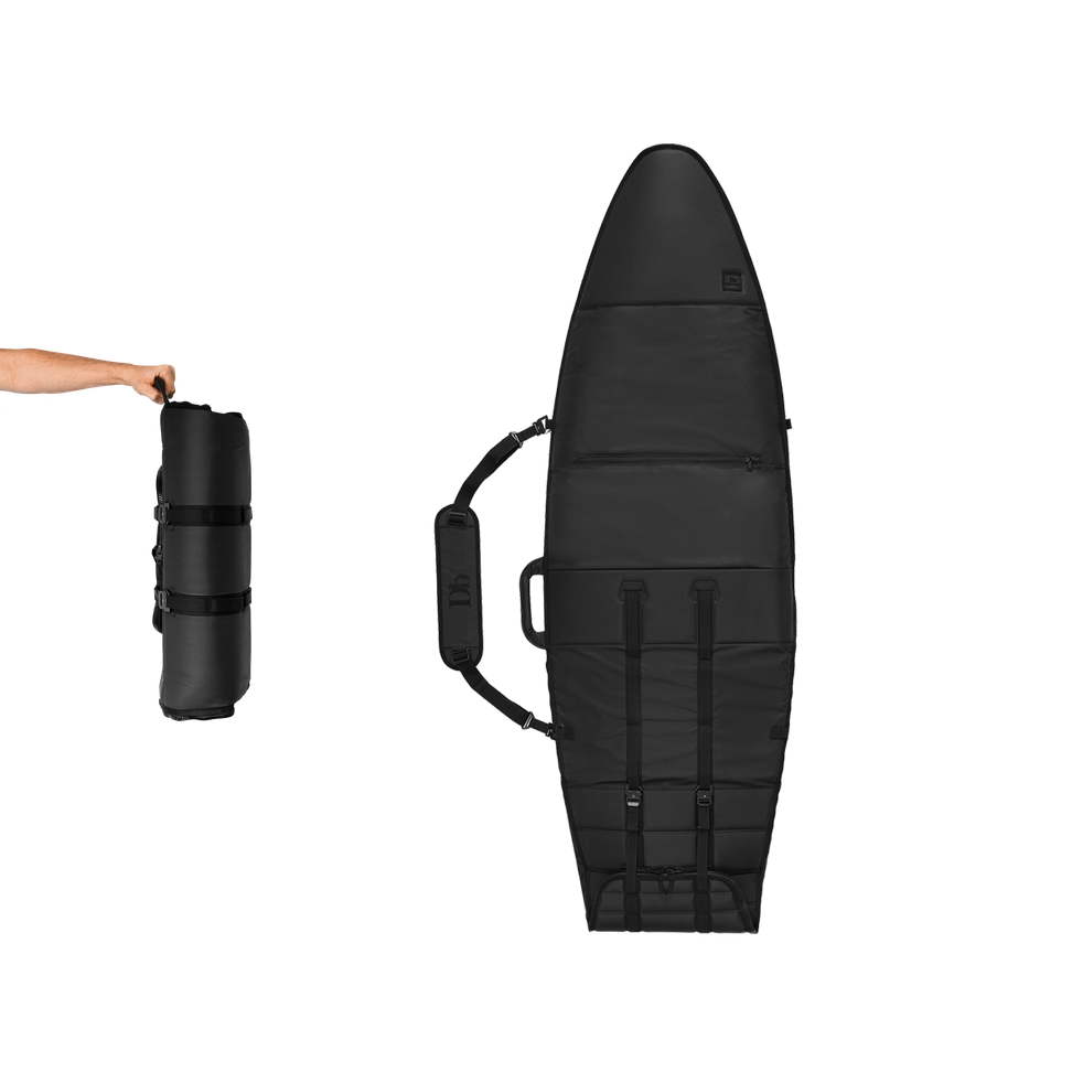 DB The Djarv Single Surfboard Boardbag-Blackout