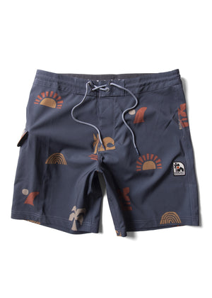 Vissla Ecology Center Surf Farm 17.5" Boardshorts-Midnight