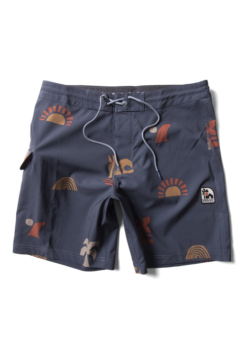 Vissla Ecology Center Surf Farm 17.5" Boardshorts-Midnight