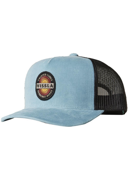 Vissla Solid Sets Cord Eco Trucker Hat-Stone Blue