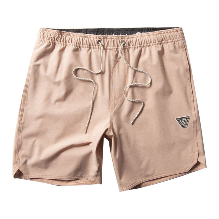 Vissla Solid Sets 17.5" Ecolastic Boardshorts-Dusty Orange
