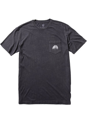 Vissla Ecology Center Rainbow Pocket Tee-Black Tie Dye