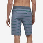 Patagonia Hydropeak 21" Boardshorts-Stranded Stripe: Light Plume Grey
