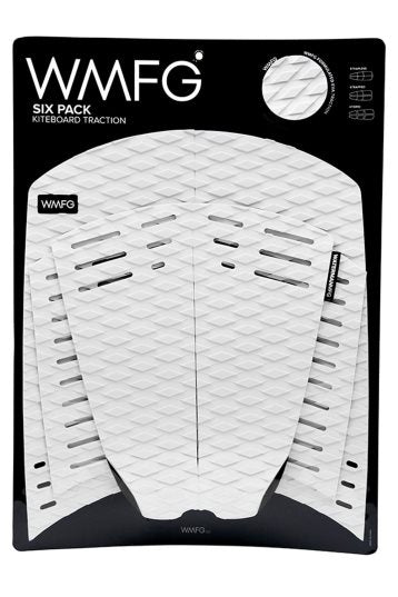 WMFG Classic 2.0 Six Pack Traction Pad-White