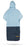 Mystic Poncho Poncho-Navy/Grey