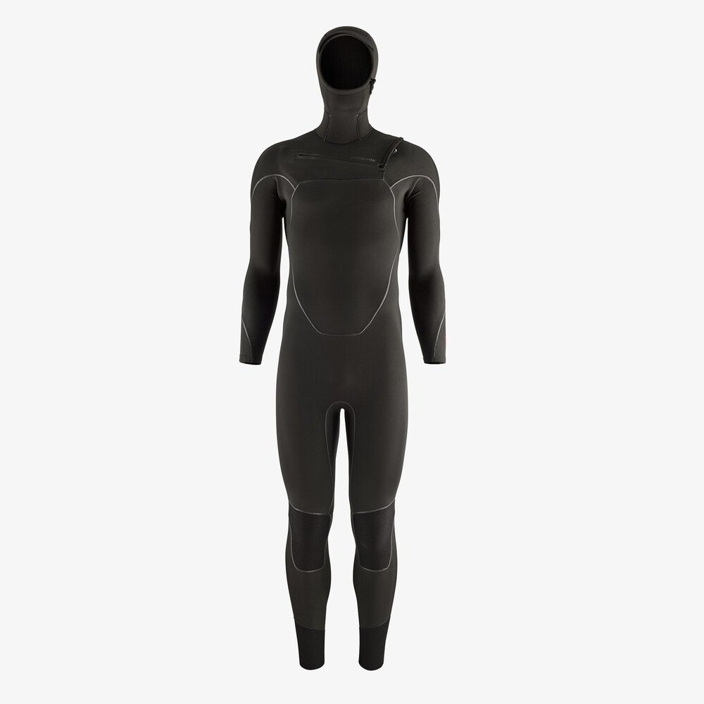 Patagonia M's R4 Yulex FZ Hooded Wetsuit-Black