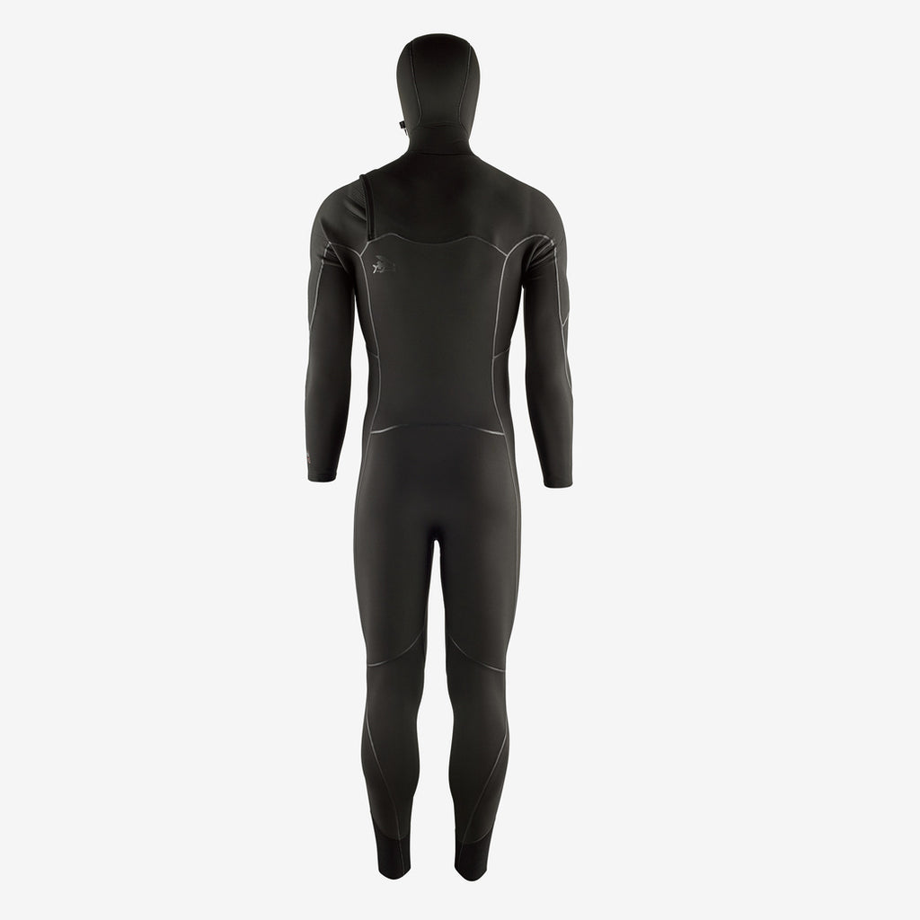 Patagonia M's R4 Yulex FZ Hooded Wetsuit-Black