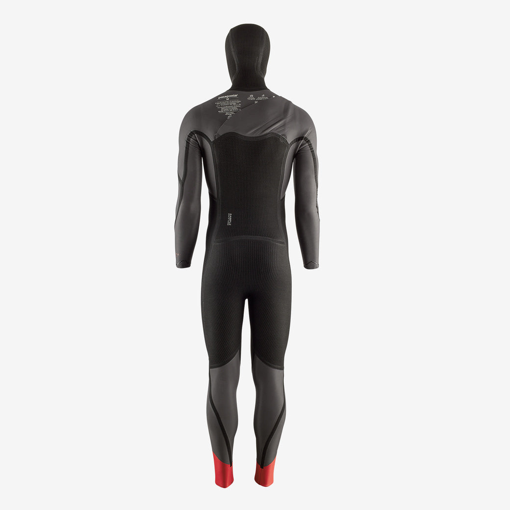 Patagonia M's R4 Yulex FZ Hooded Wetsuit-Black