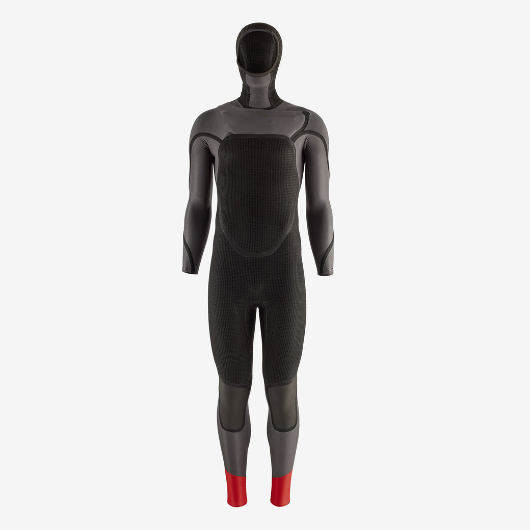 Patagonia M's R4 Yulex FZ Hooded Wetsuit-Black