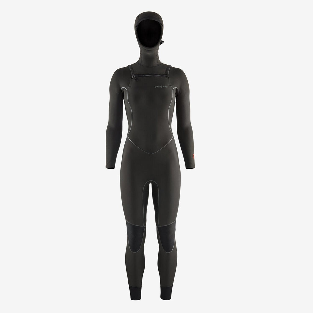 Patagonia W's R4 Yulex FZ Hooded Wetsuit-Black