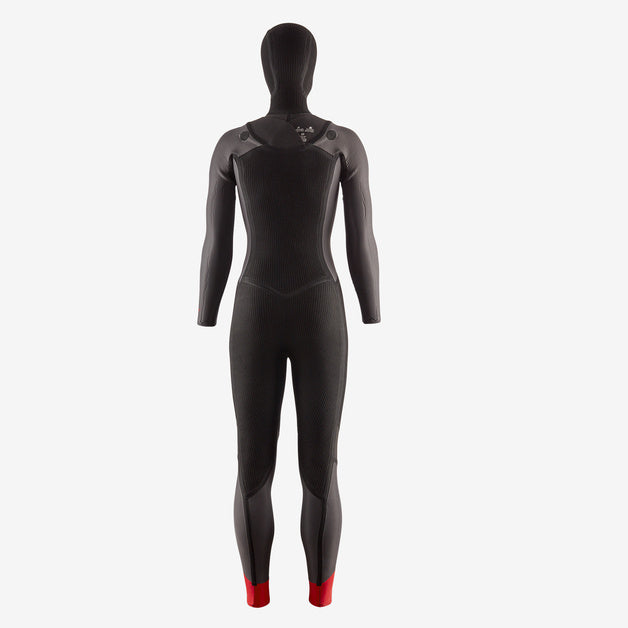 Patagonia W's R4 Yulex FZ Hooded Wetsuit-Black