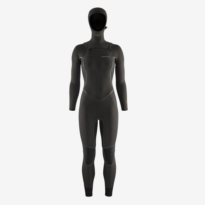 Patagonia W's R4 Yulex FZ Hooded Wetsuit-Black