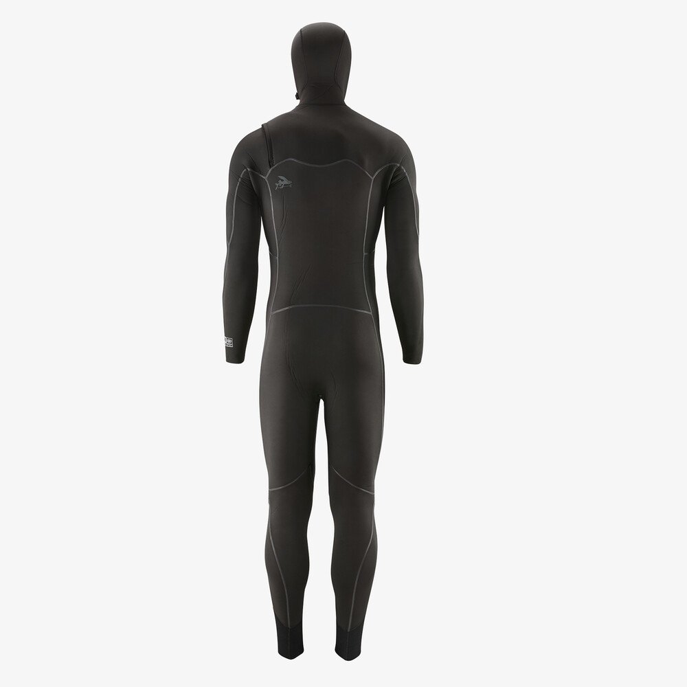 Patagonia M's R5 Yulex FZ Hooded Wetsuit-Black
