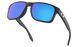Oakley Holbrook Sunglasses-Matte Black/Prizm Saph Irid Polar